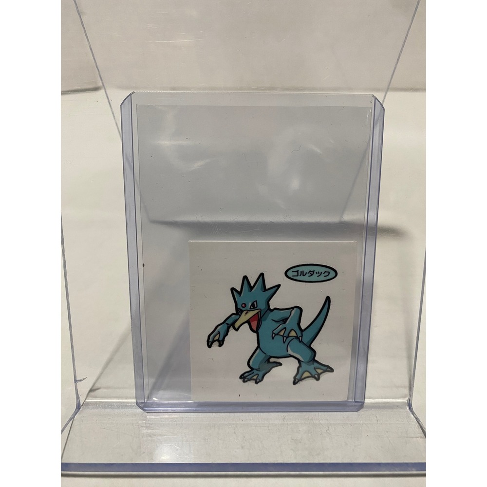Nintendo Pokemon Sticker Golduck Vintage Japanese Amada Blue Pocket Monsters